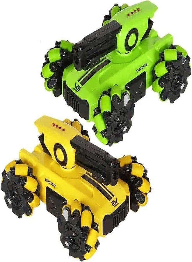 RAHU Remote Controllers 2.4ghz Battle Tank Infrared Remote Control Car Toys Monster Control Shooting Tank Game Set - 2 Piece Set - Image 1